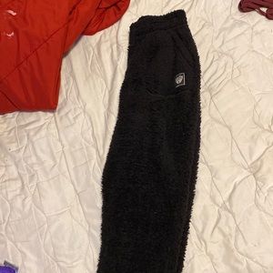 No boundaries black fuzzy sweatpants size Medium